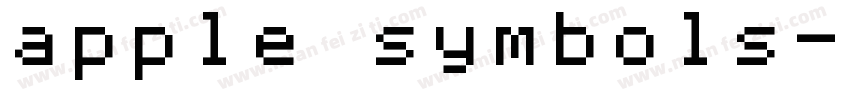 apple symbols字体转换